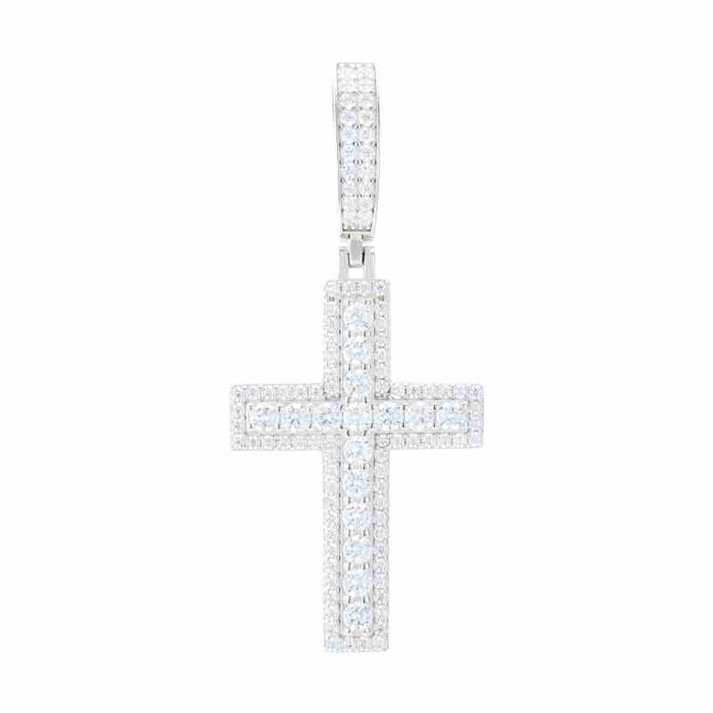 rose gold cross pendant