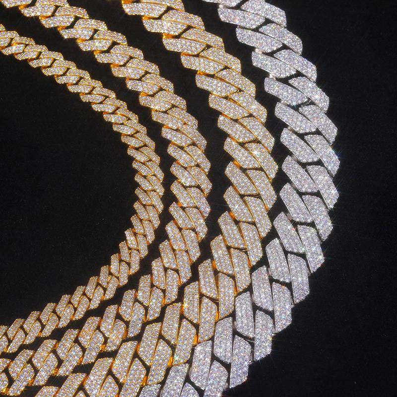 silver cuban necklace