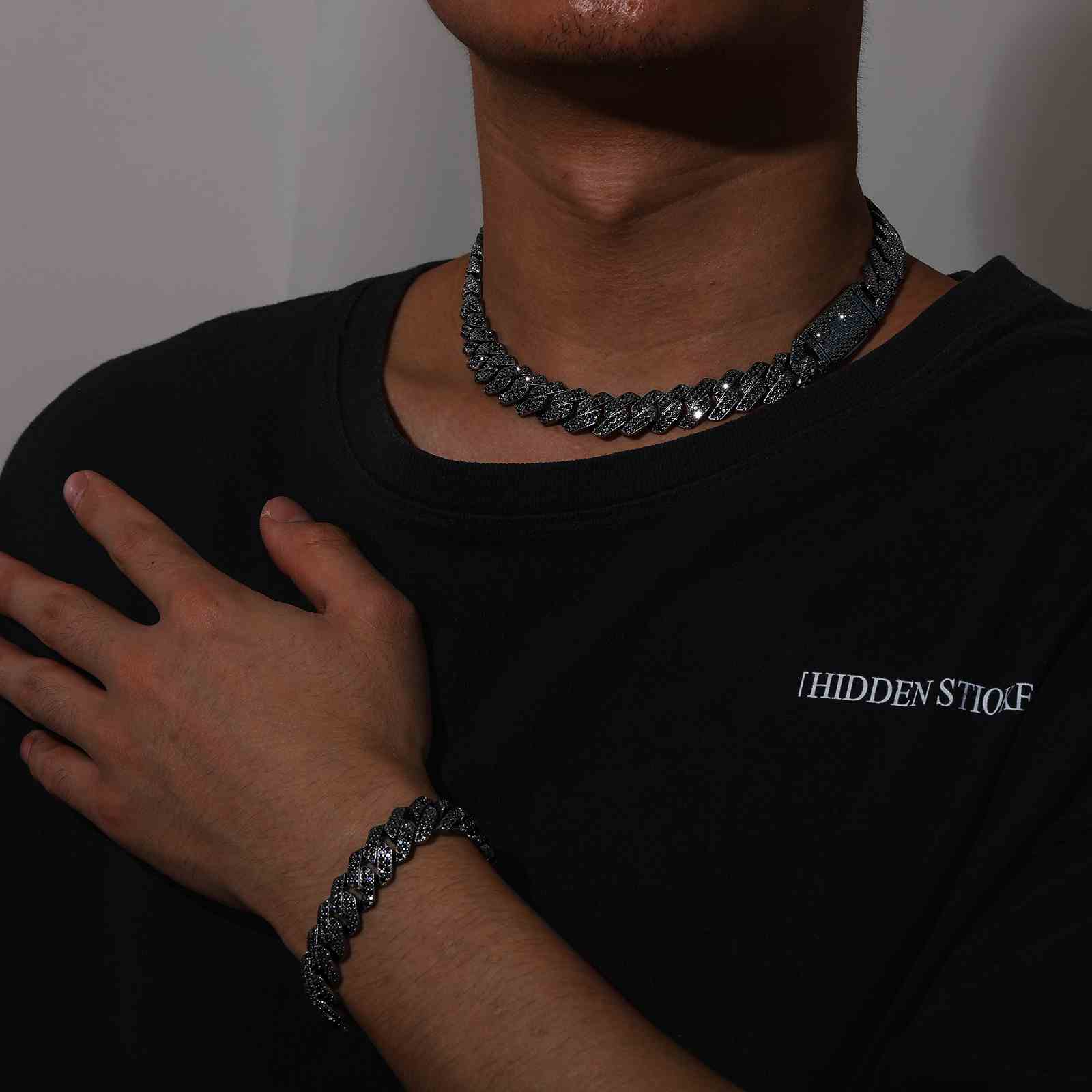 silver miami cuban link chain