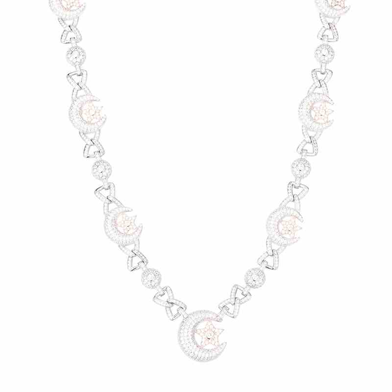 silver necklace women