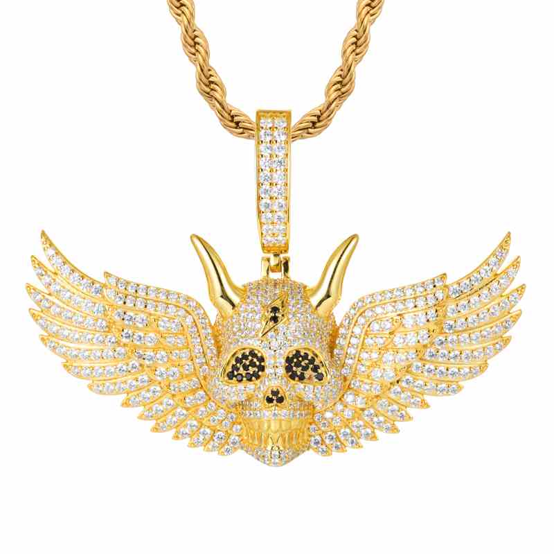 skeleton pendant