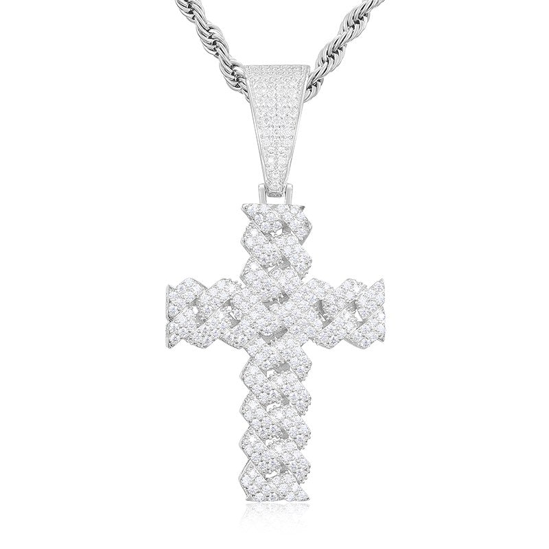solid gold cross necklace
