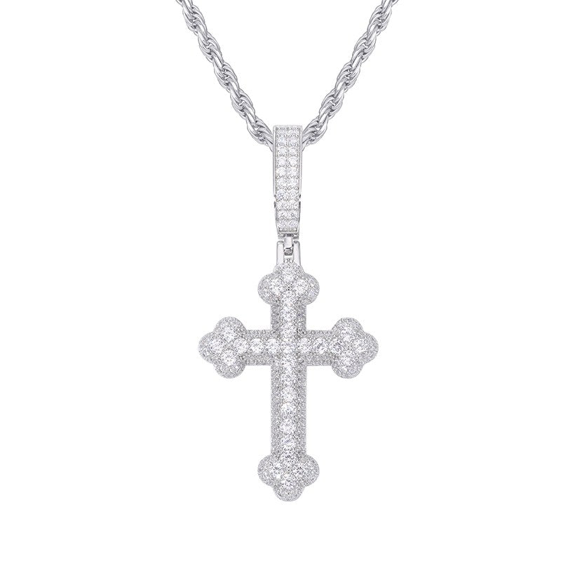 sterling silver cross necklace