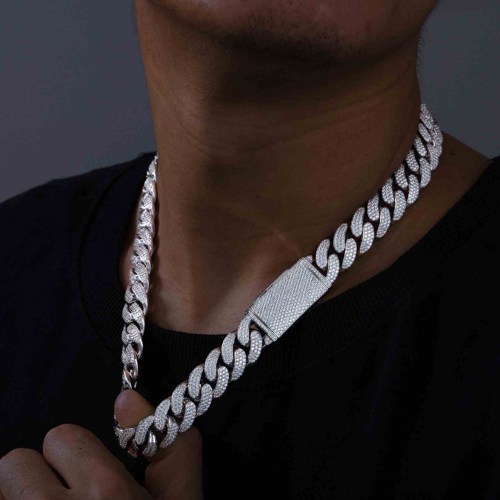 sterling silver cuban chain