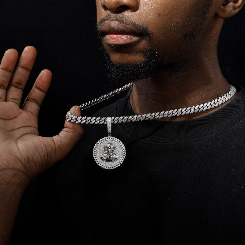 sterling silver dog tag necklace