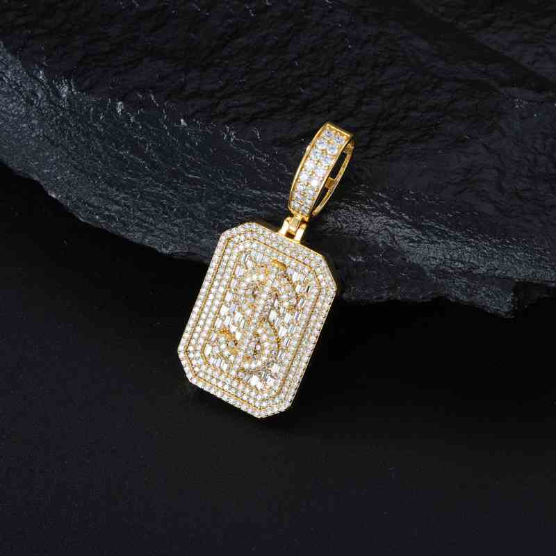 tag pendant necklace