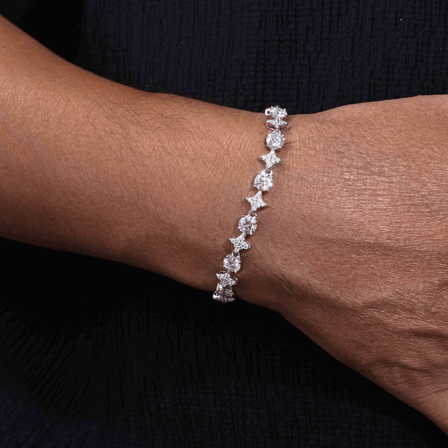 tennis bracelet lab diamonds