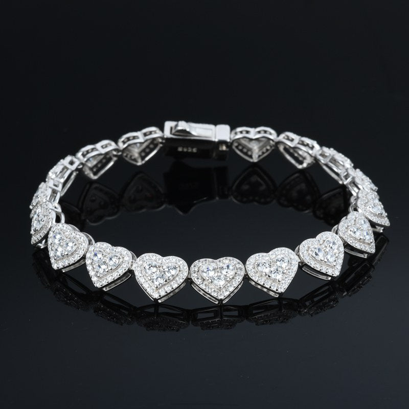 tennis bracelet lab grown diamonds