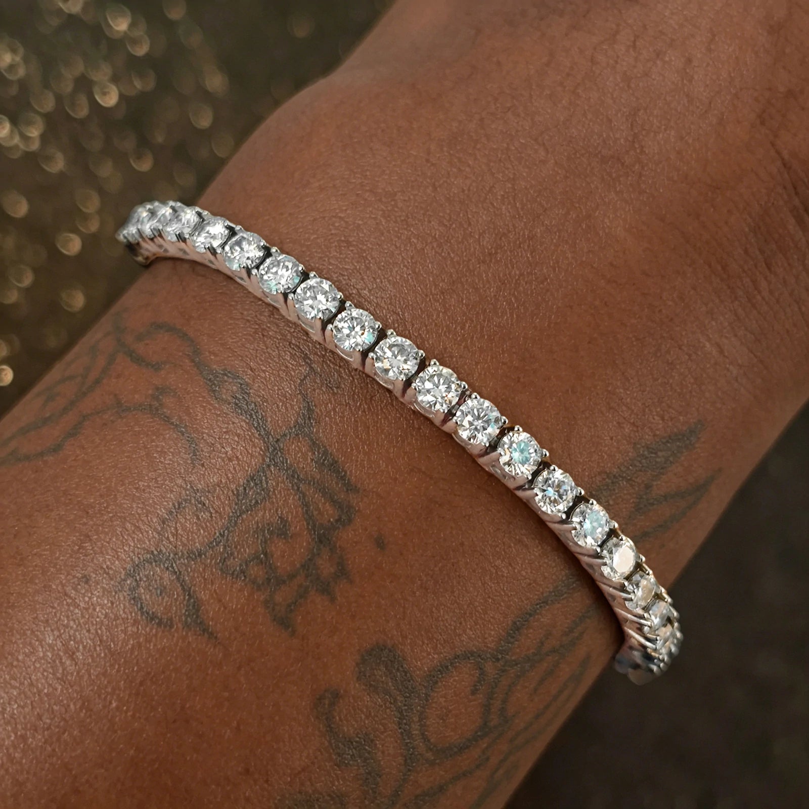 316L Moissanite Tennis Bracelet
