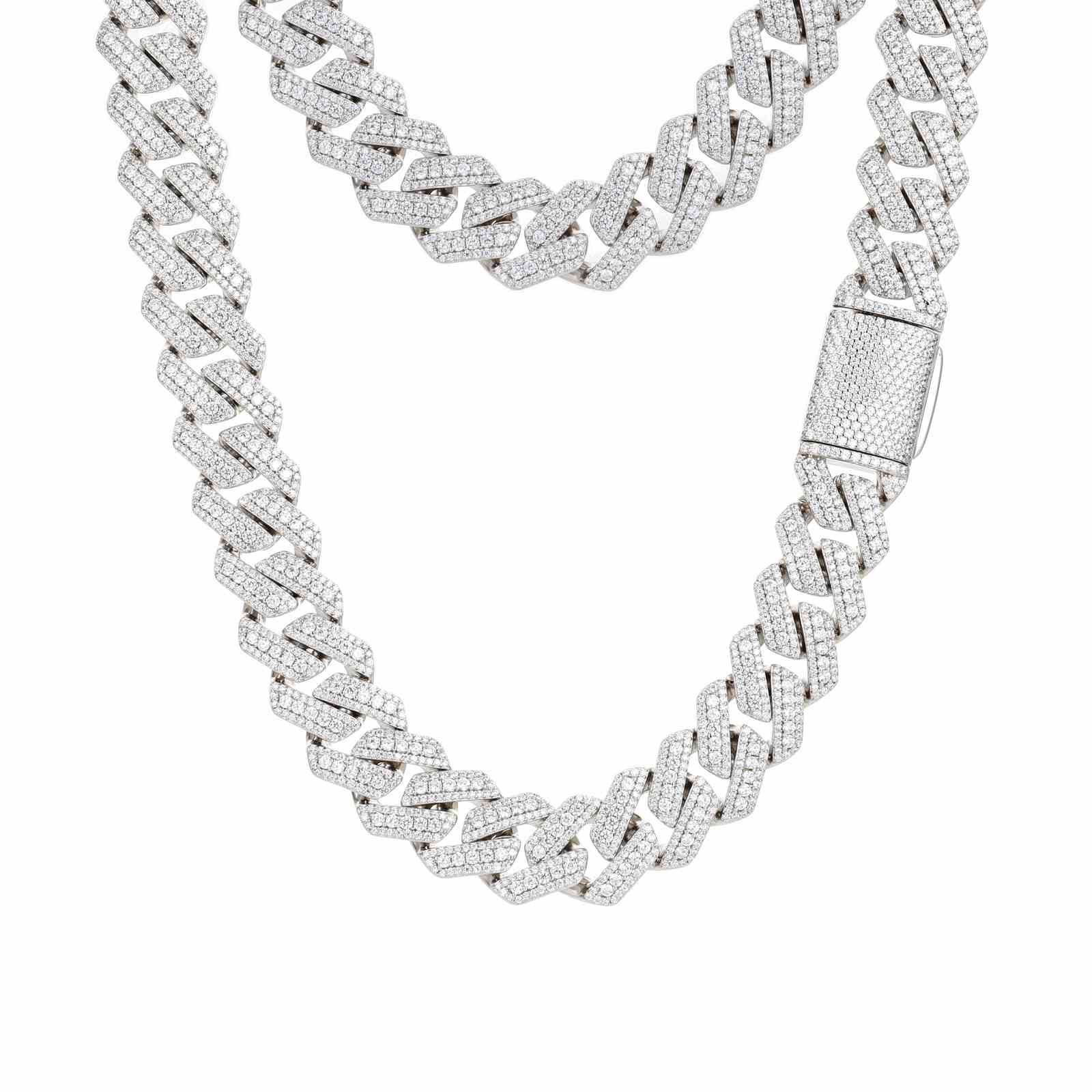 white gold cuban