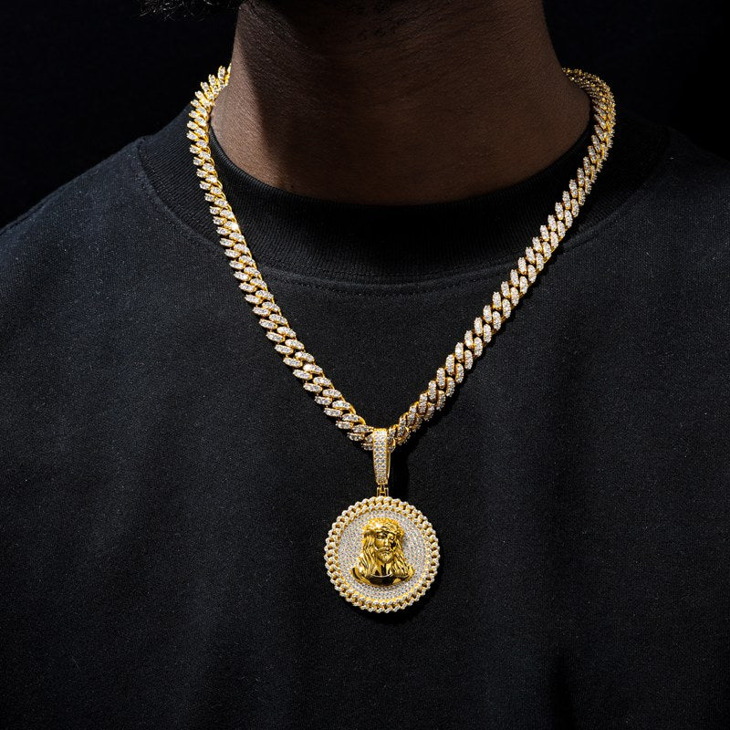white gold dog tag chain