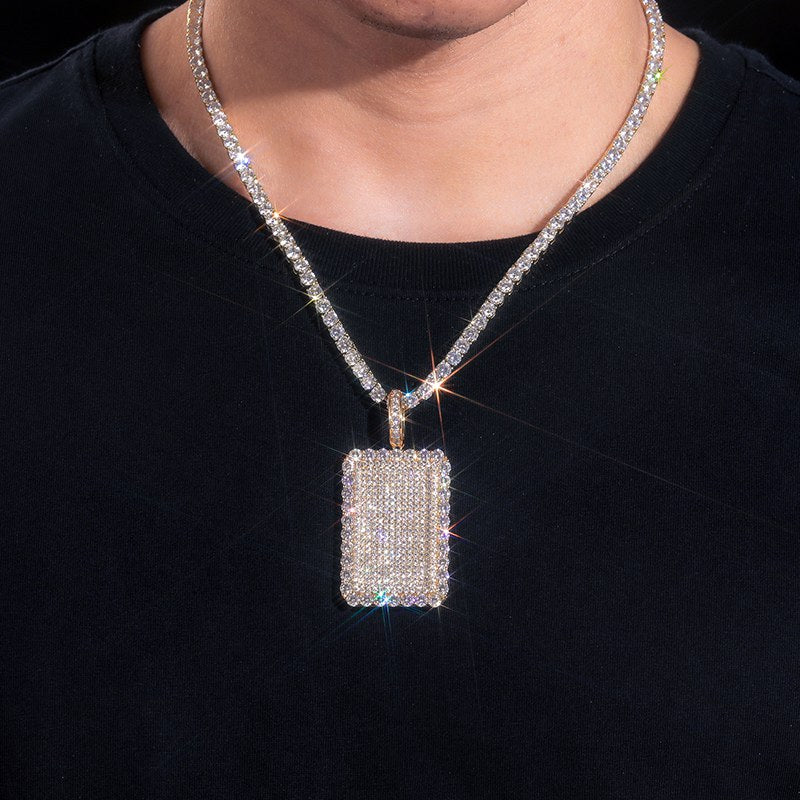 white gold pendant necklace