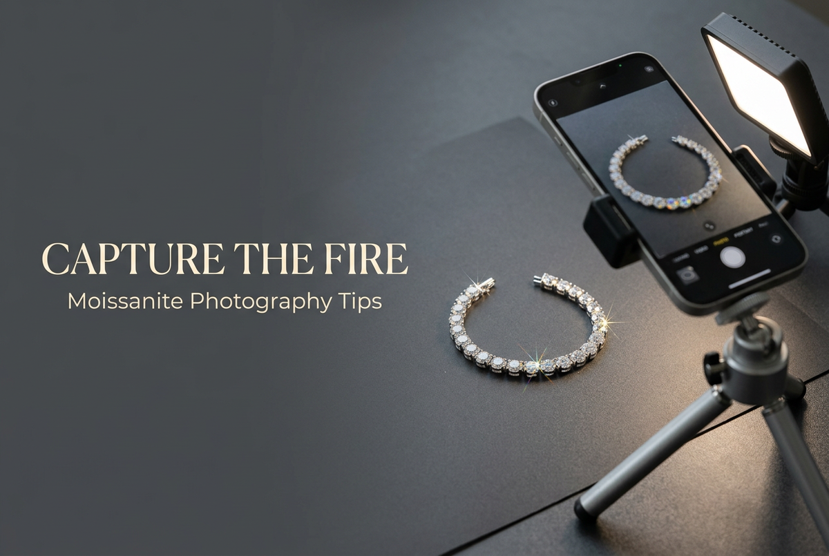 How to Capture Moissanite Fire with Your Phone
