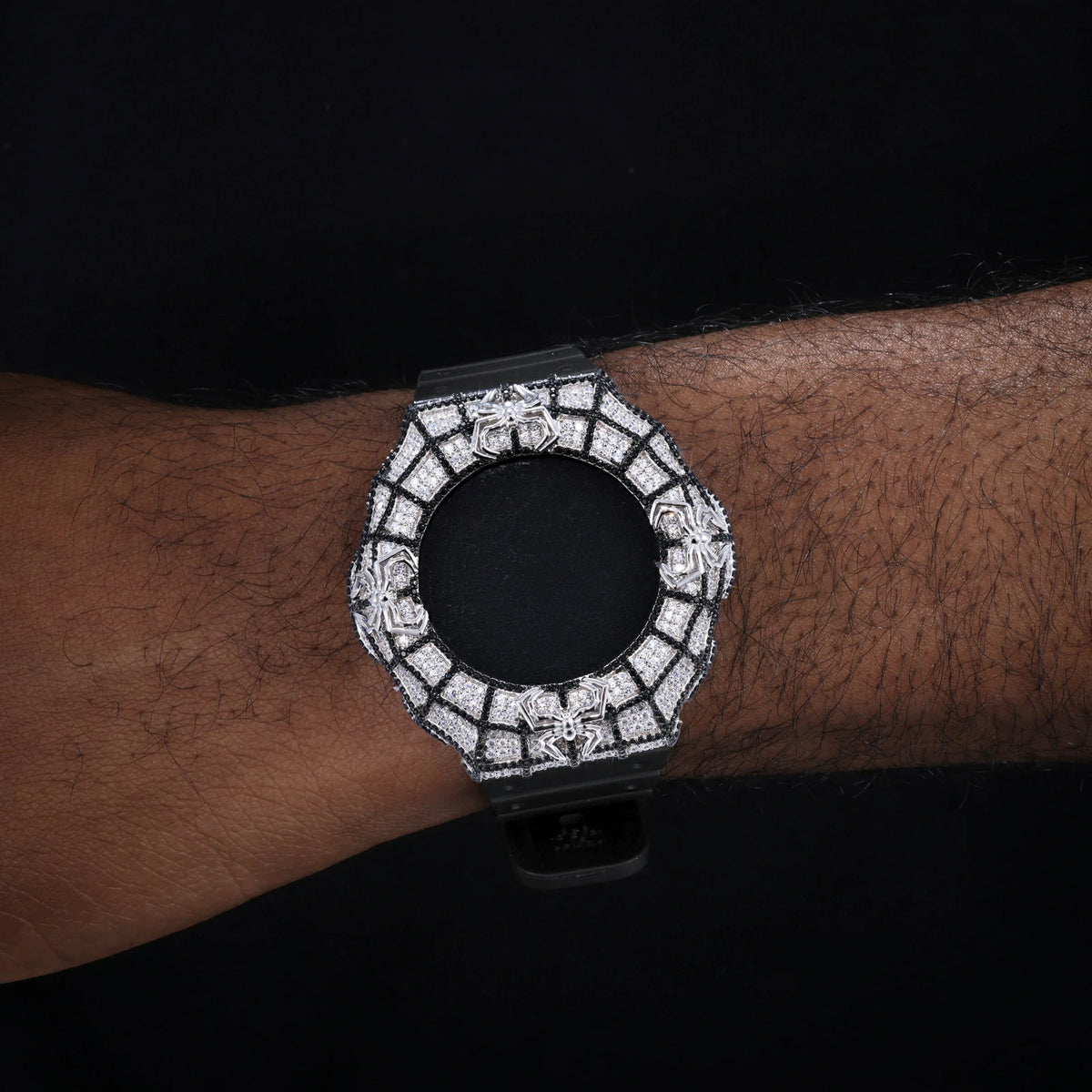 Moissanite Spider Watch Bezel for GA2100 GA2110 GAB2100