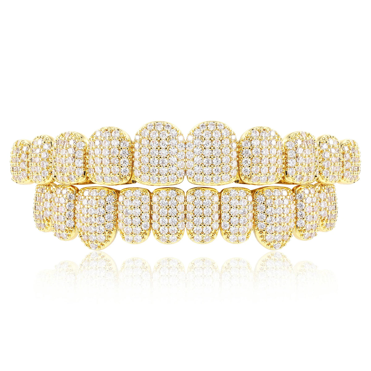 Pre-made Top 8 Bottom 8 Moissanite Grillz