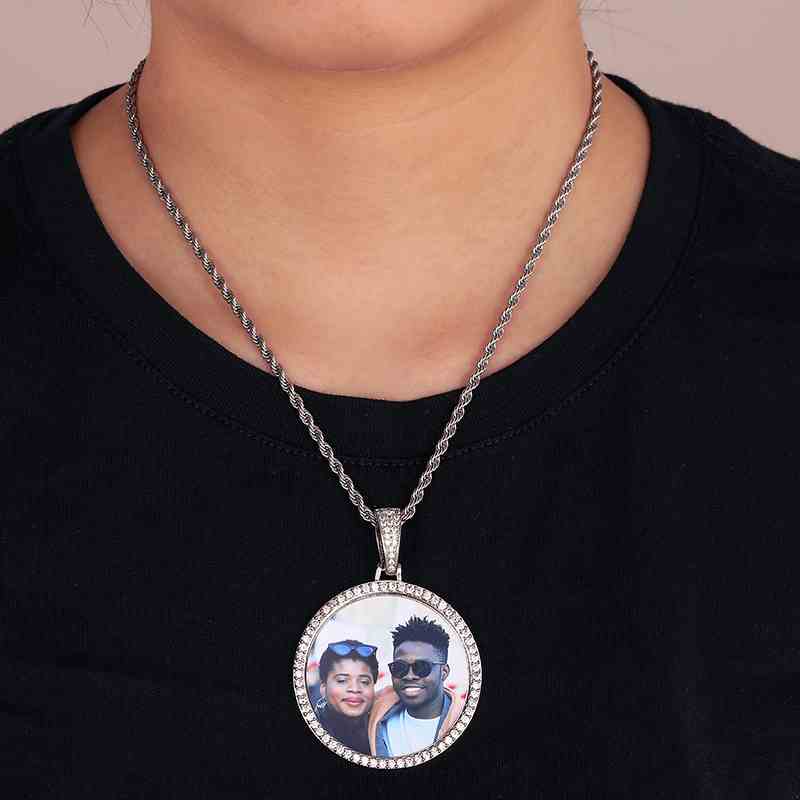 45mm Round Custom Photo Pendant