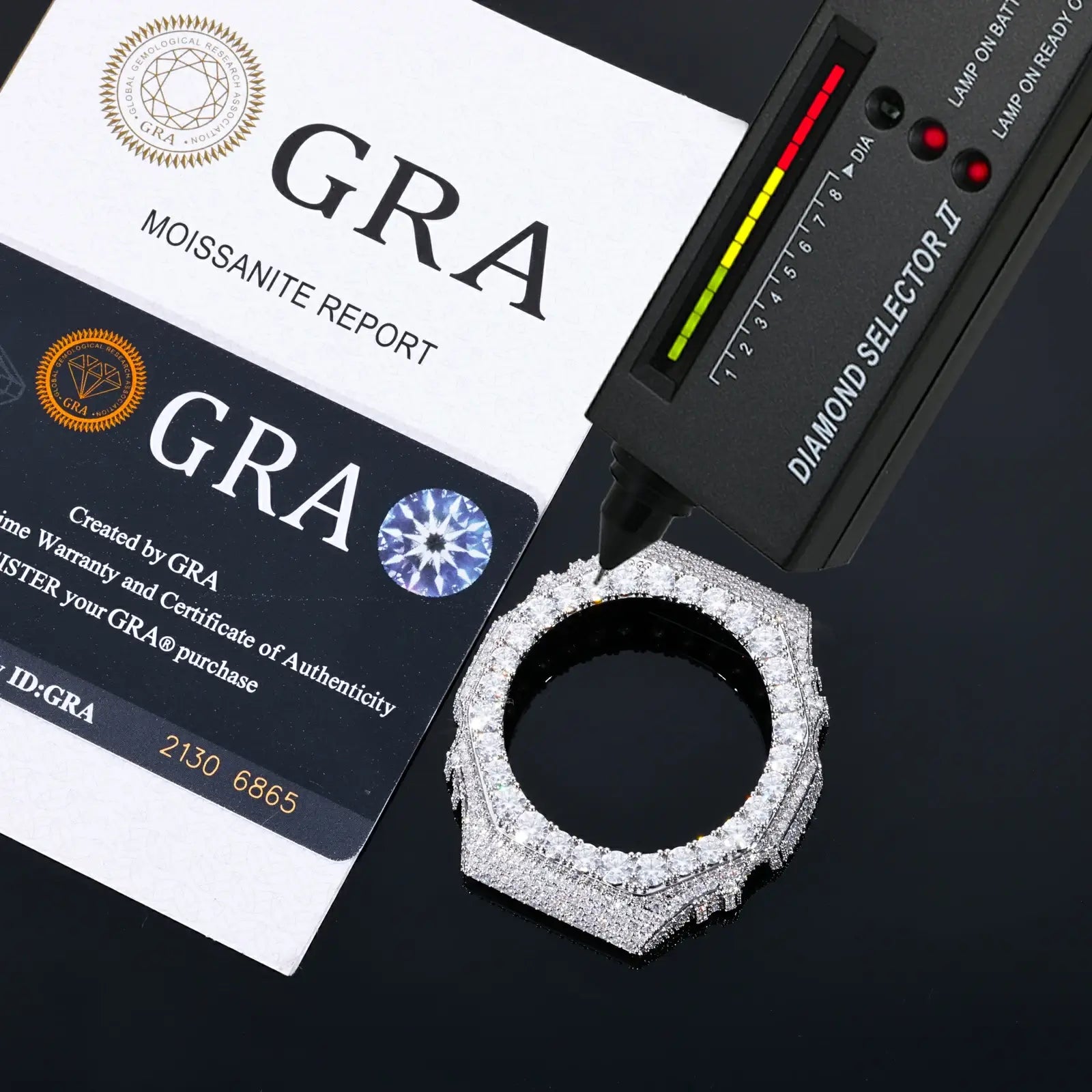 S925 Moissanite Classic G-Shock Watch Case- GA2100