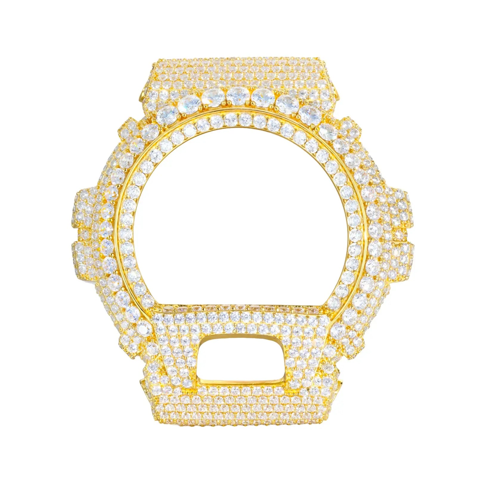 S925 Big Moissanite G-Shock Watch Case - DW6900