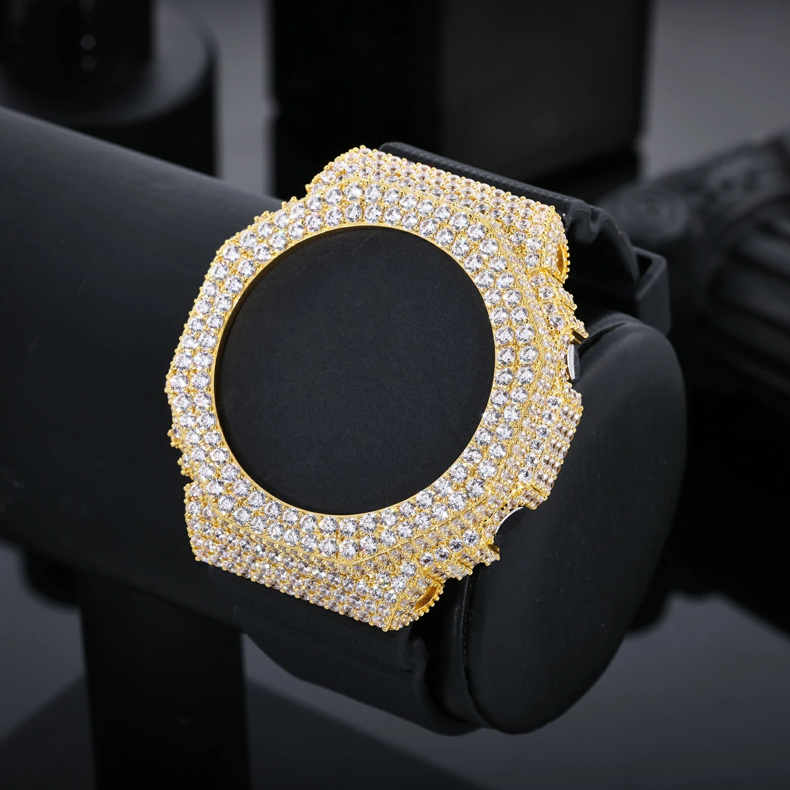Buss Down 2 Rows Moissanite Watch Bezel for GM2100/GM2110/GMB2100