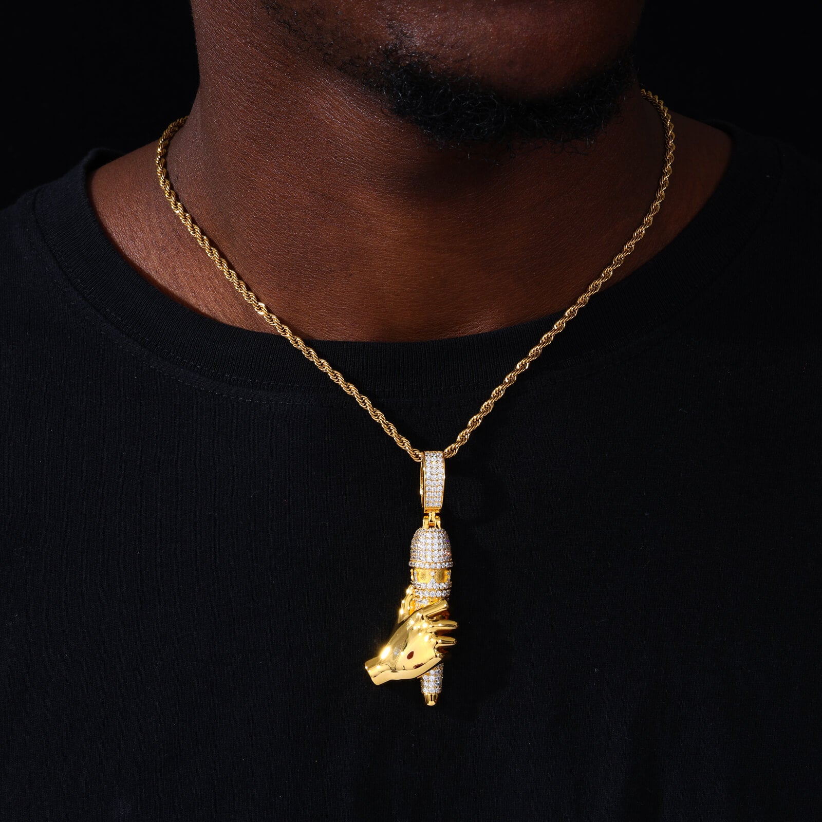 S925 Moissanite Champion Moment Pendant