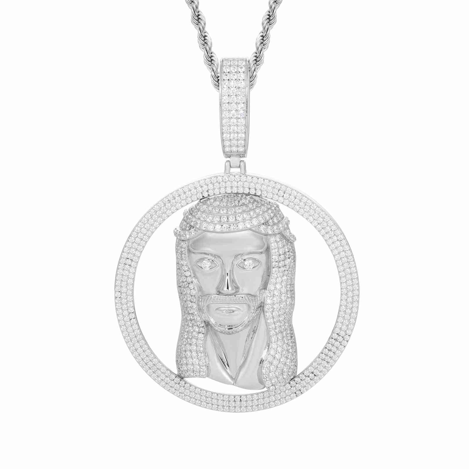 14k gold jesus piece