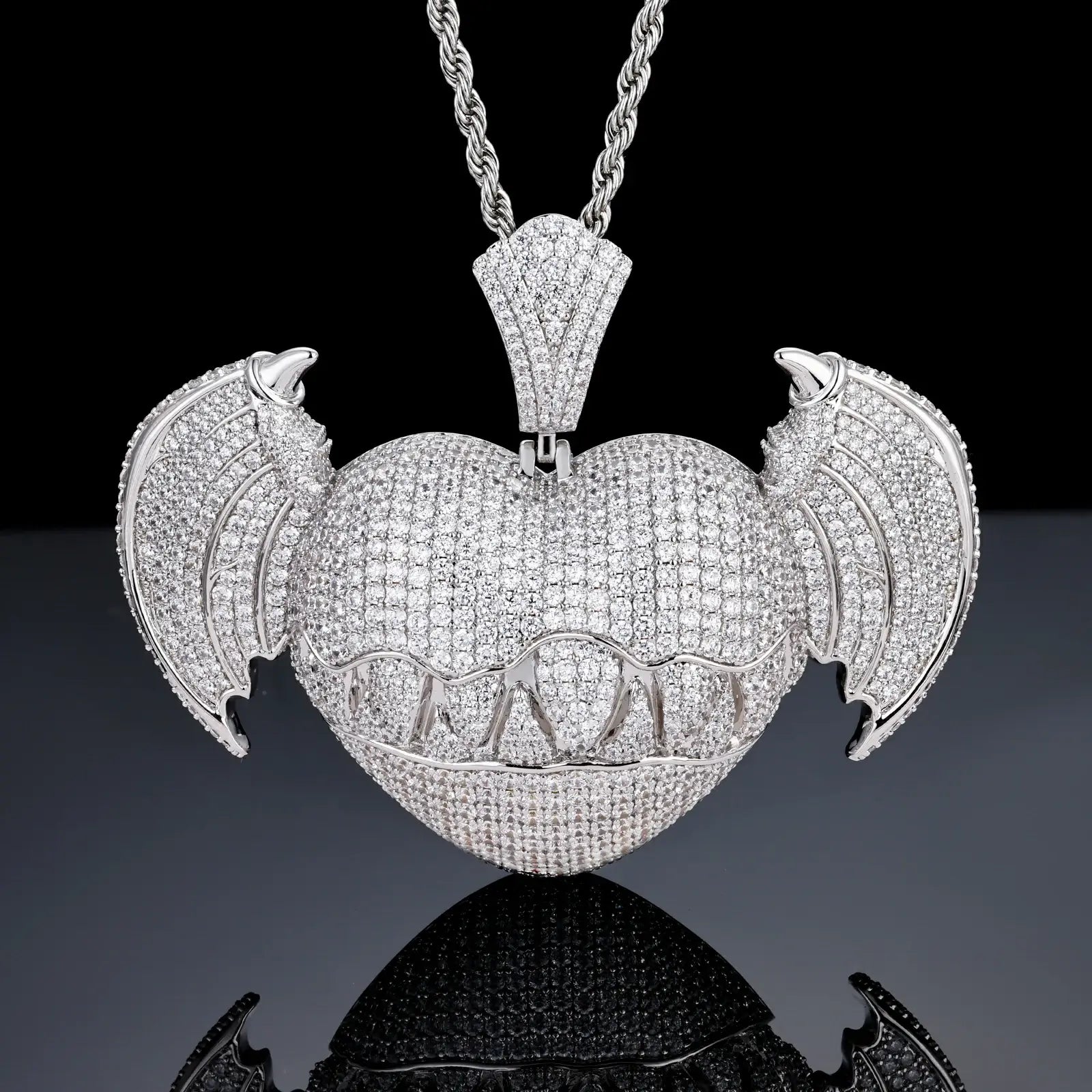 Oversized The Seven Deadly Sins - Greed Heart Pendant