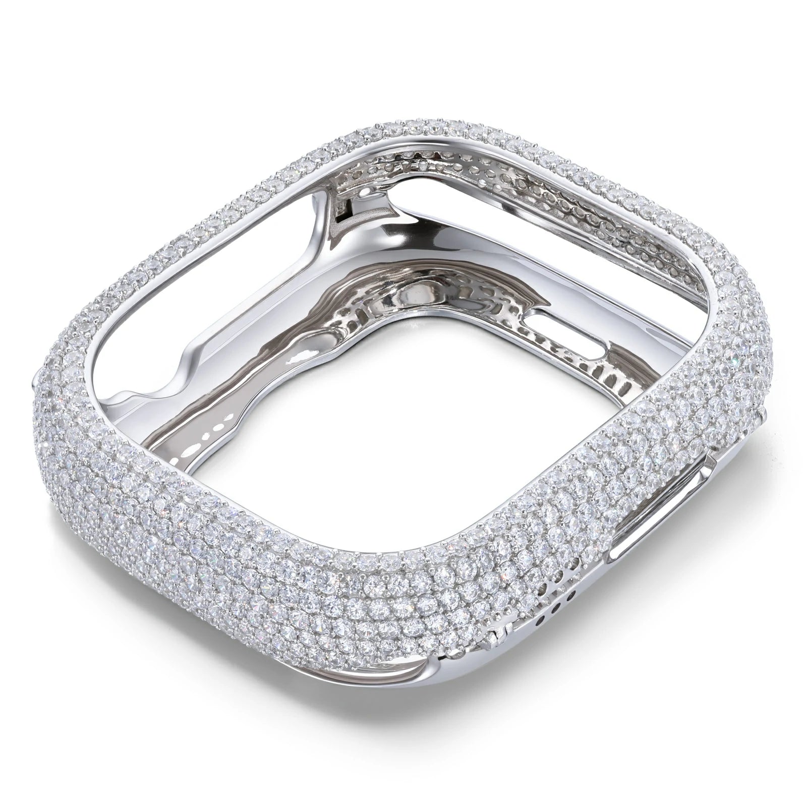 S925 Moissanite Watch Bezel for 49mm Apple Watch Ultra