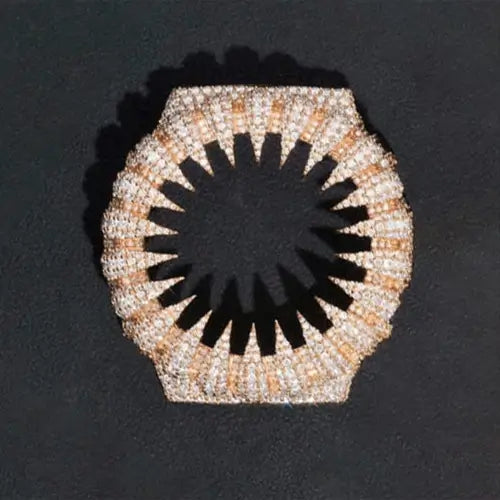 S925 Miossanite Bear Claw Watch Bezel Case - GA2100