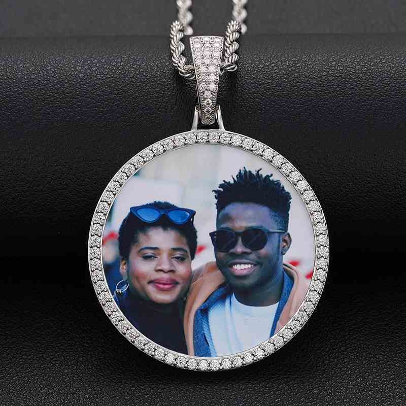 45mm Round Custom Photo Pendant