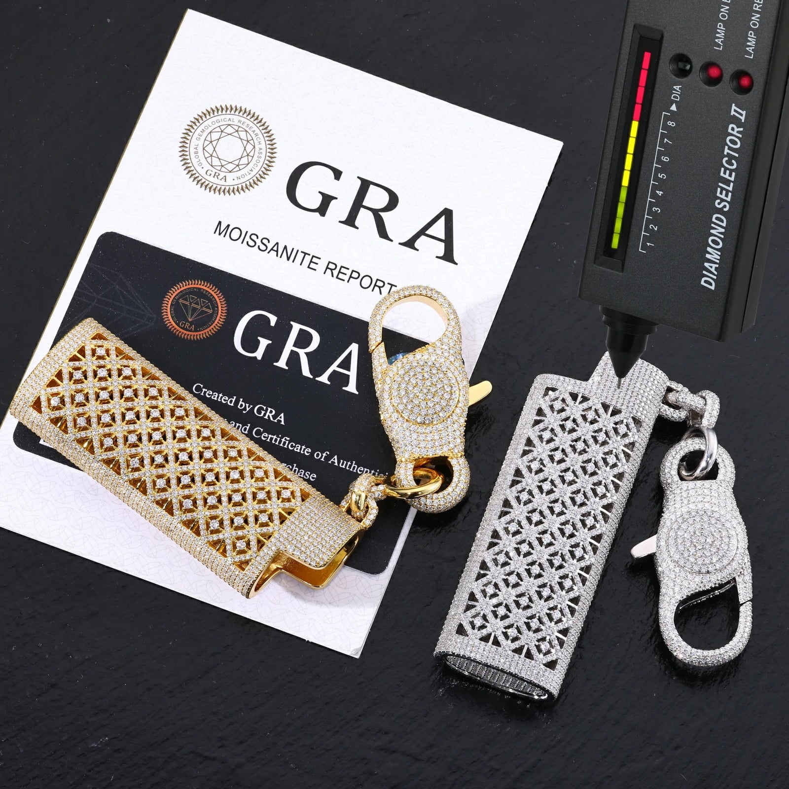 Buss Down Moissanite Lighter Case