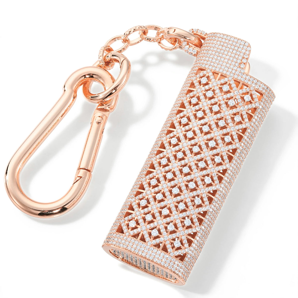 Buss Down Moissanite Lighter Case with Carabiner