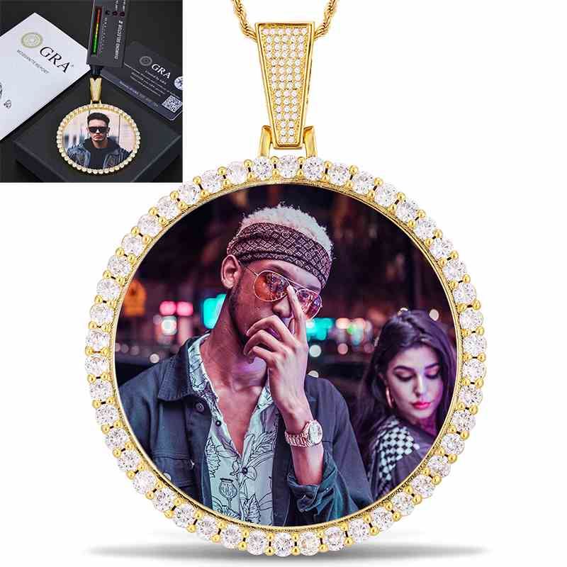 68mm Round Custom Photo Pendant