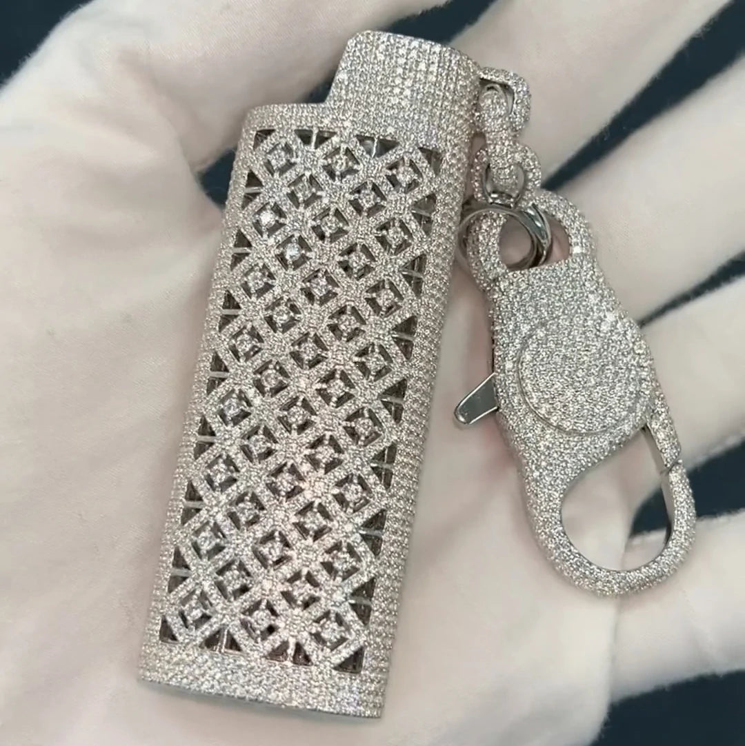 Buss Down Moissanite Lighter Case