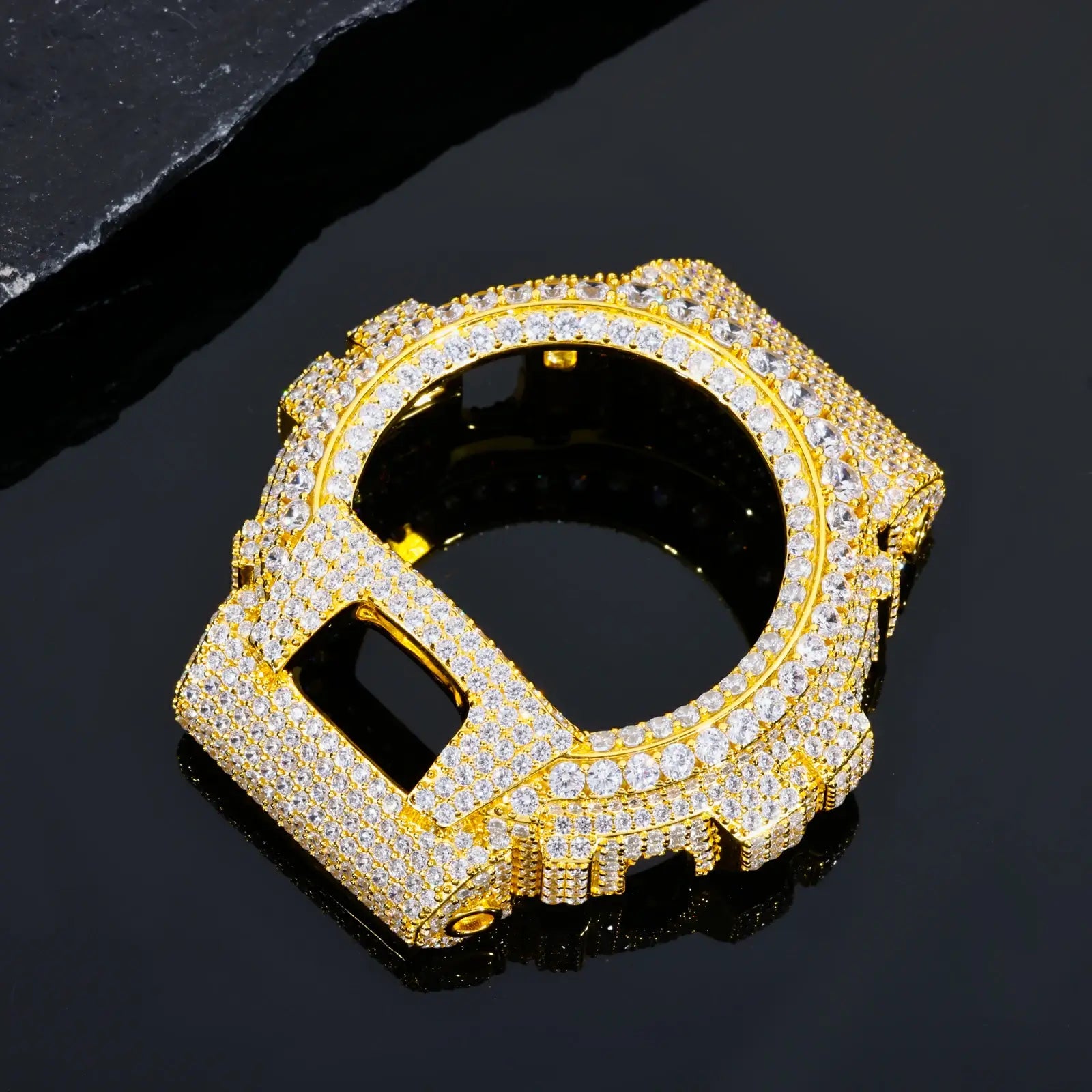 S925 Big Moissanite G-Shock Watch Case - DW6900