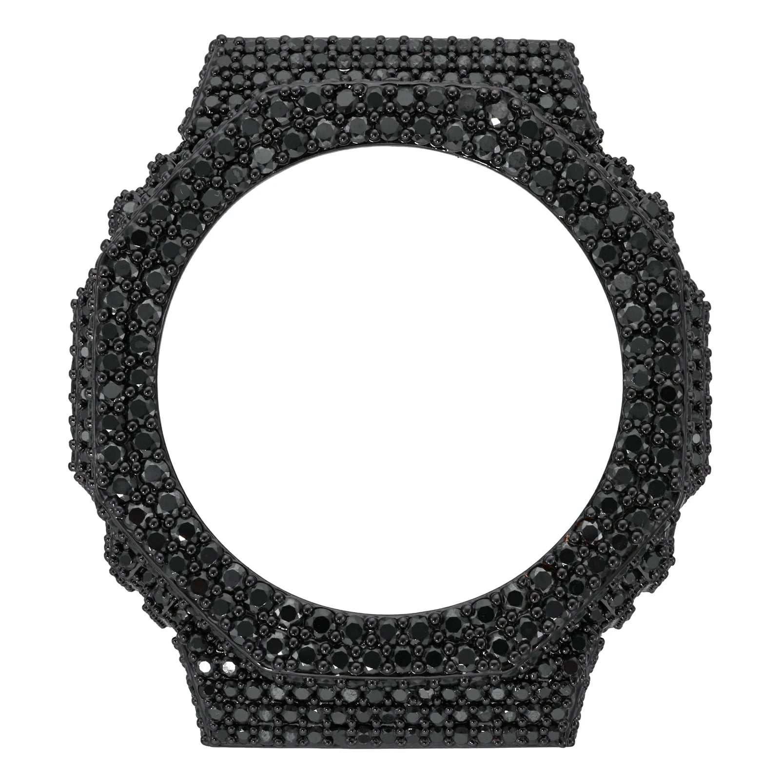 S925 2 Rows Moissanite Buss Down Watch Bezel for GA2100 SERIES