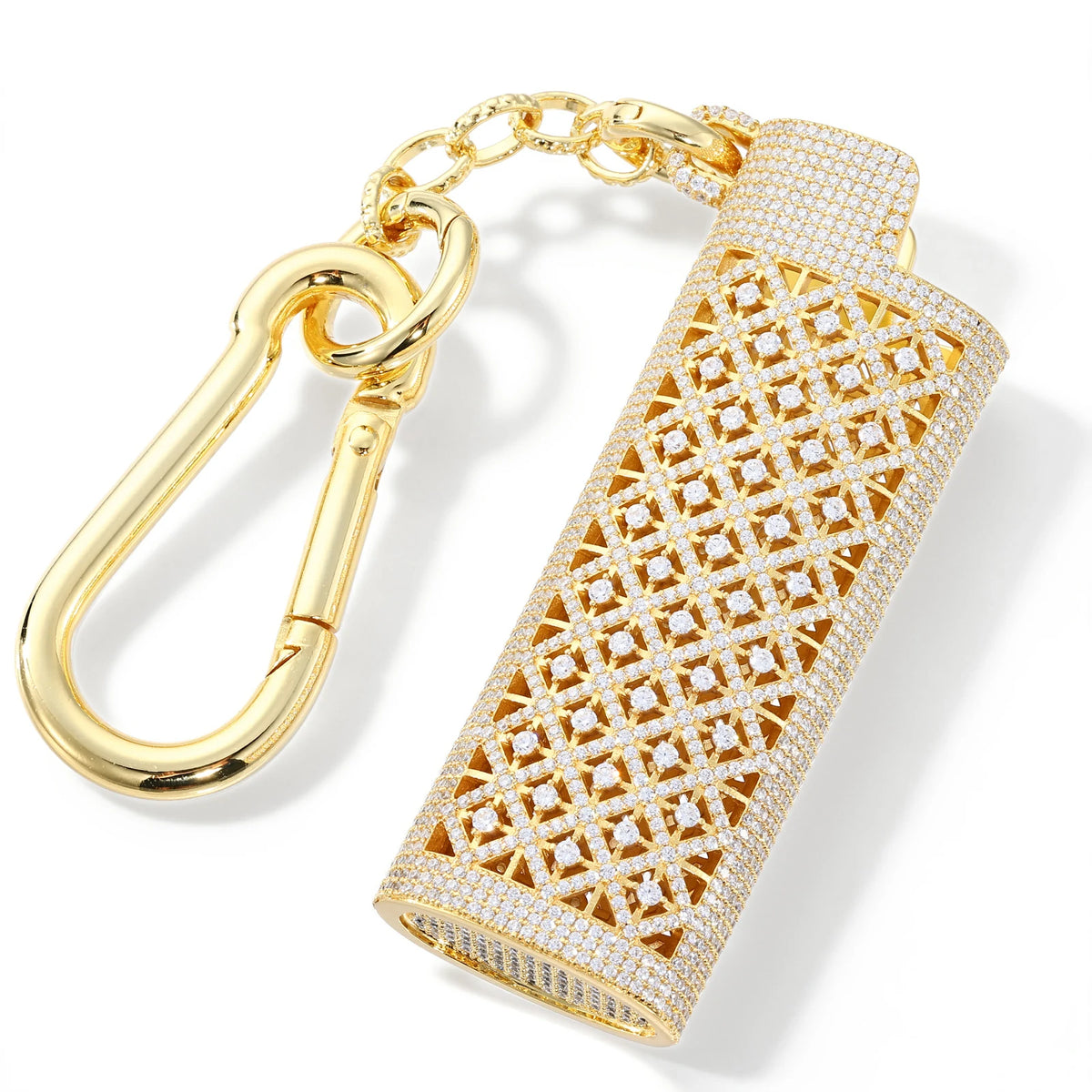 Buss Down Moissanite Lighter Case with Carabiner