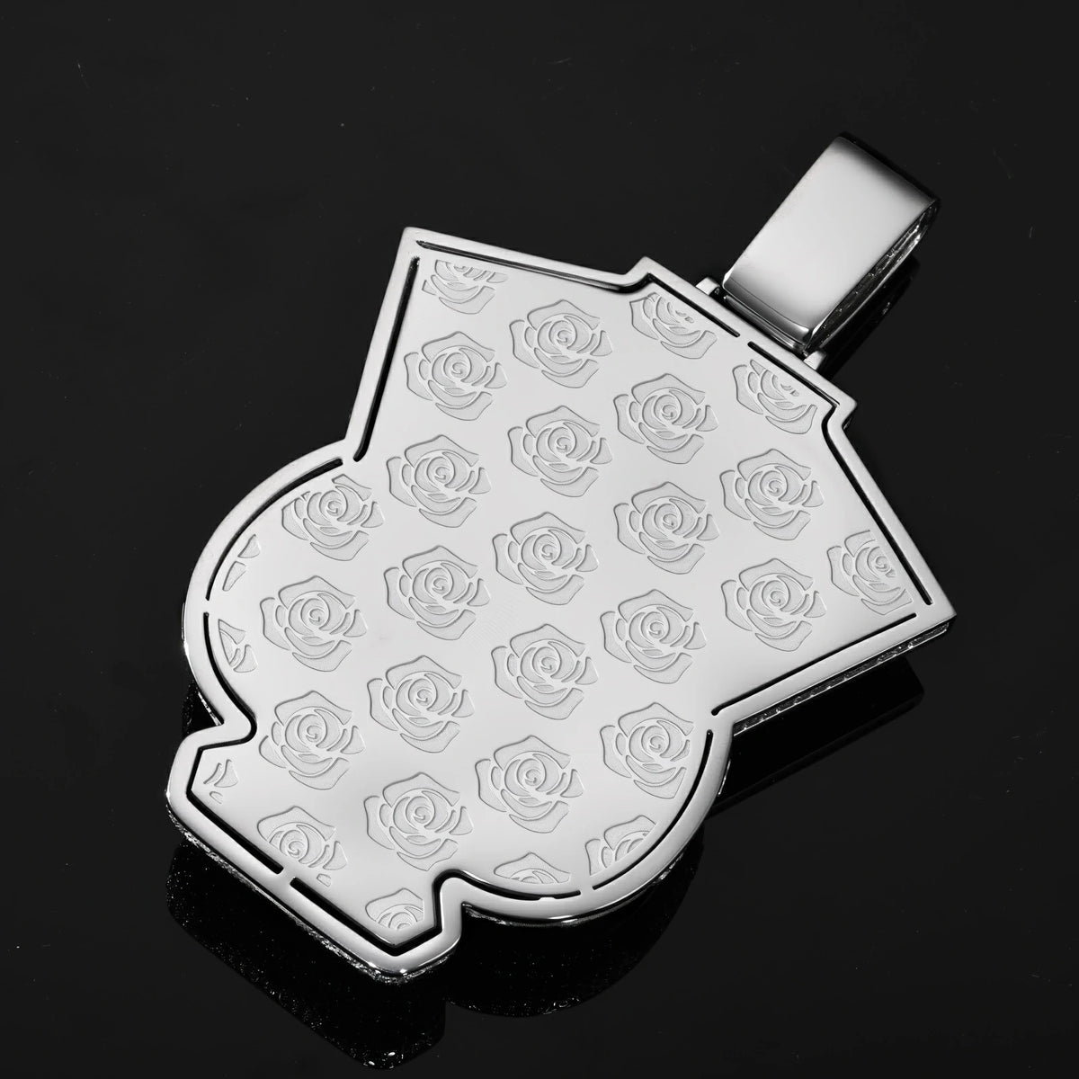 Moissanite JQK Playing Cards Spade Pendant