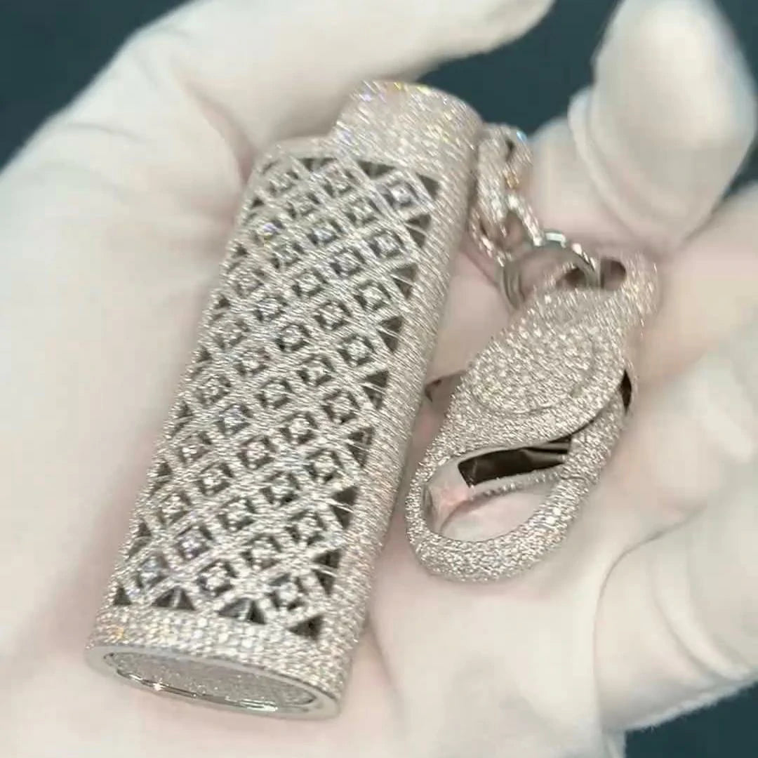 Buss Down Moissanite Lighter Case
