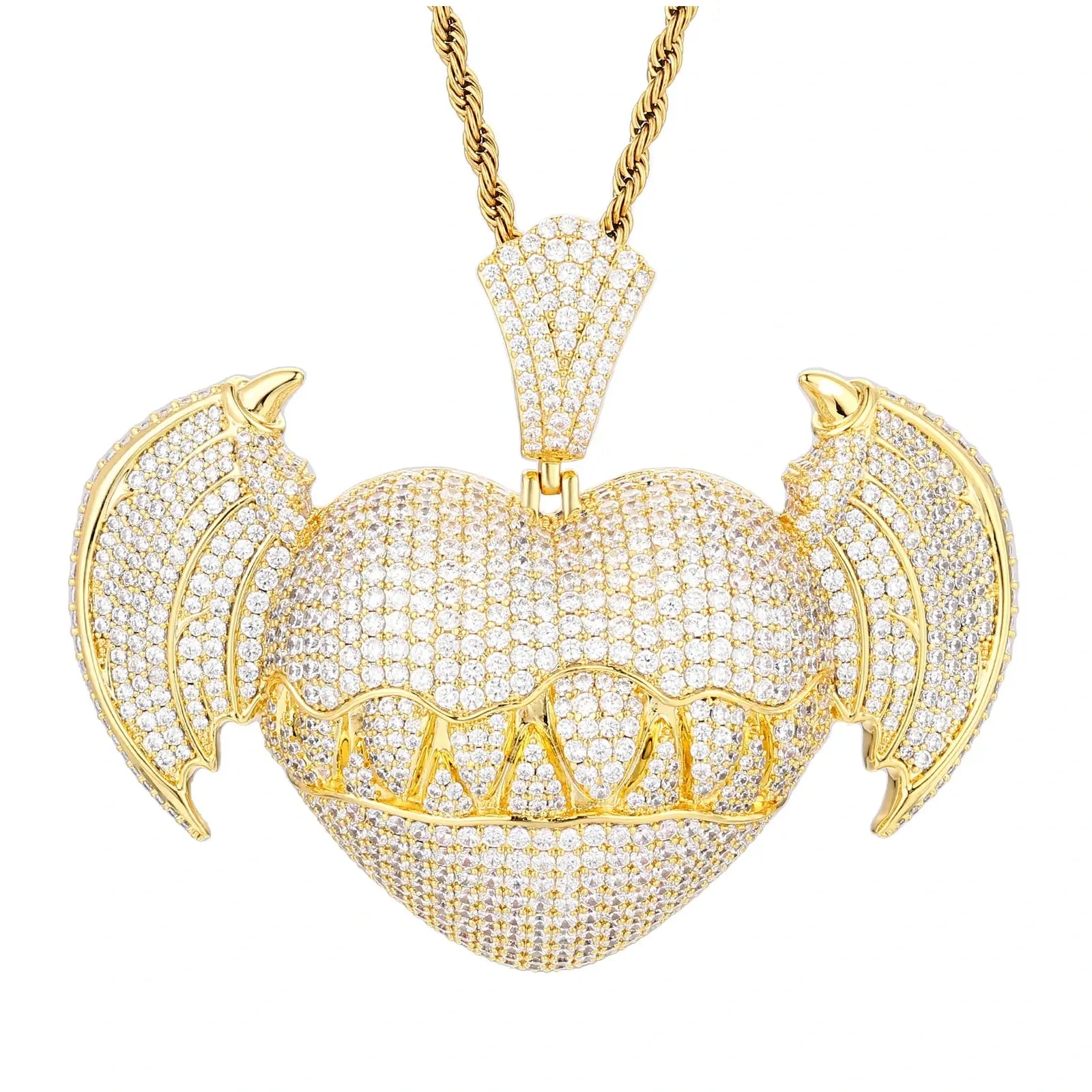 Oversized The Seven Deadly Sins - Greed Heart Pendant