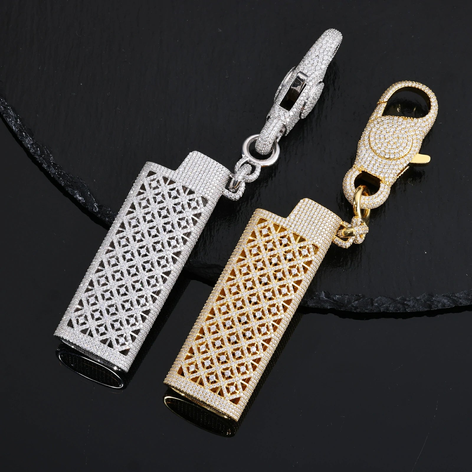 Buss Down Moissanite Lighter Case