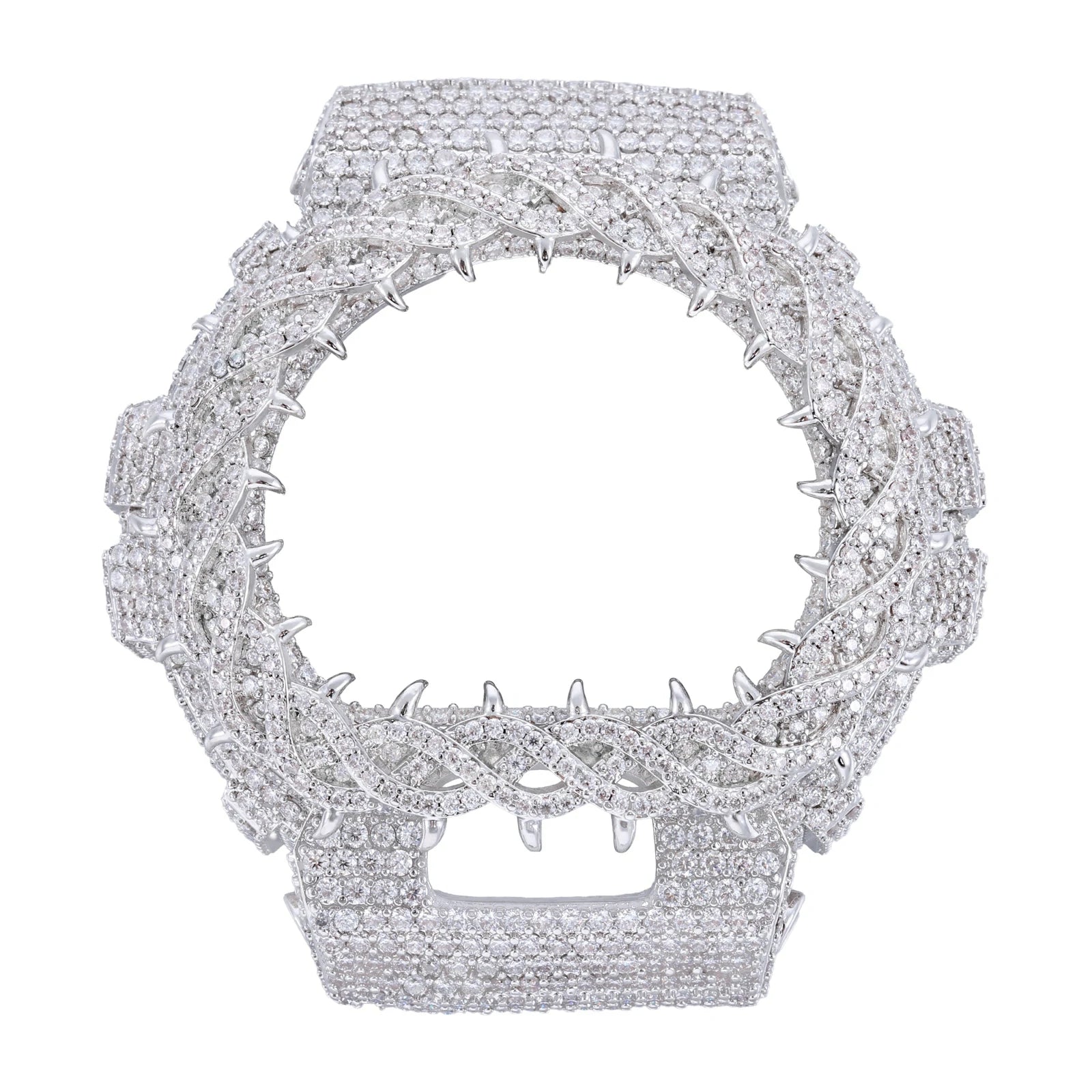 S925 Moissanite Vine Thorns Watch Case for DW6900 SERIES