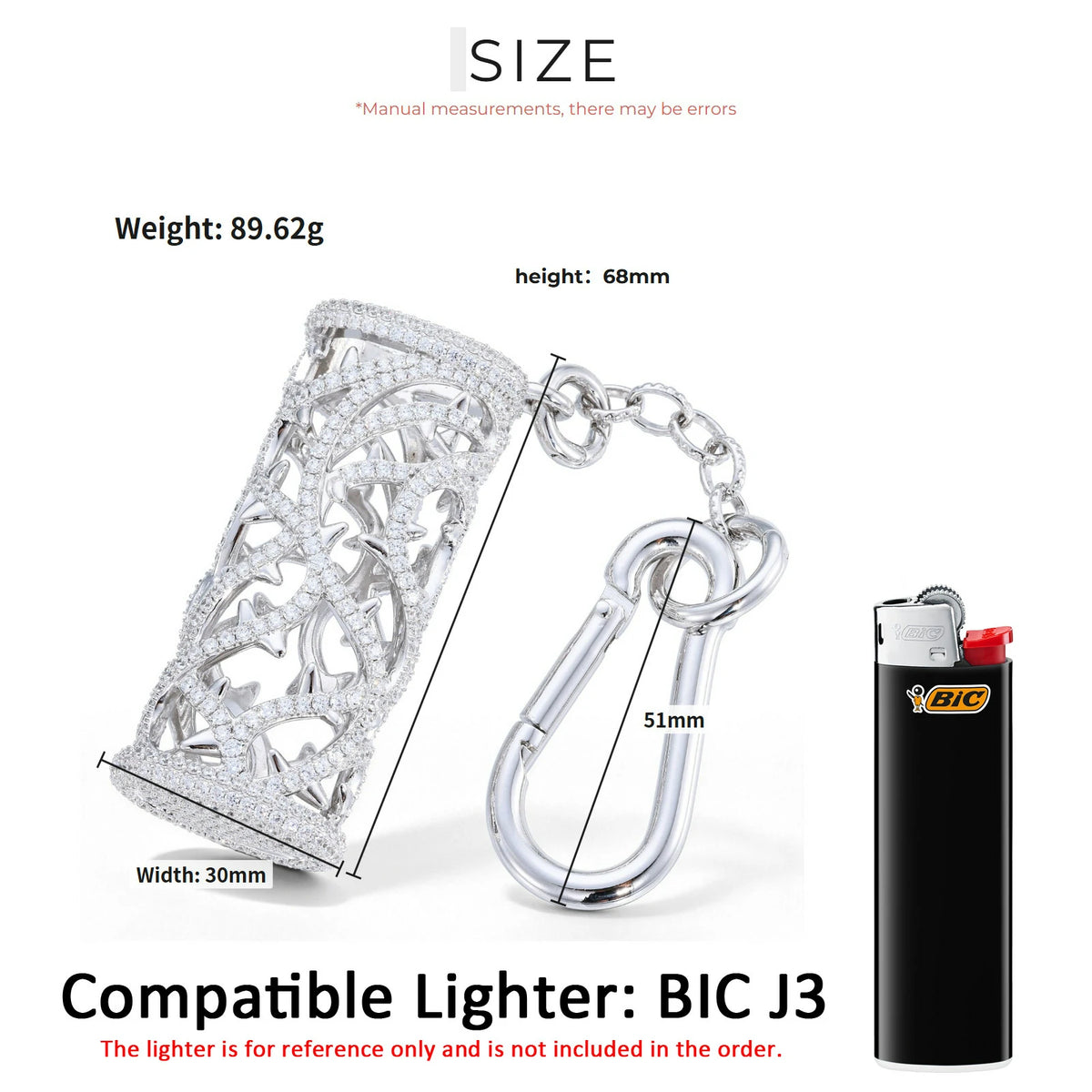 Moissanite Thorns Lighter Case