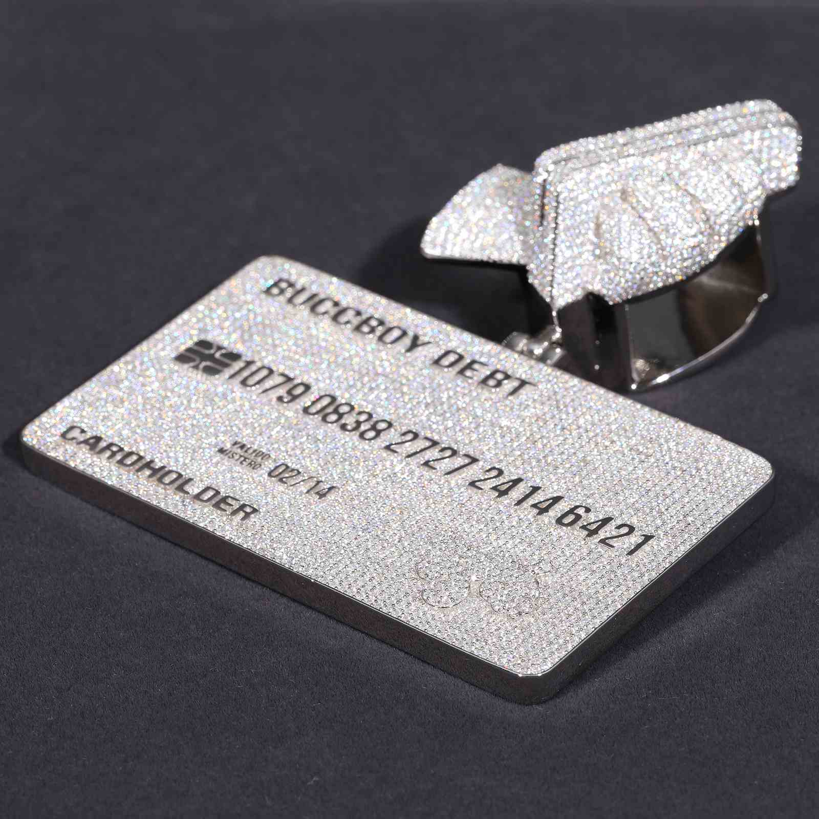 Credit Card Pendant With Wallet Bail