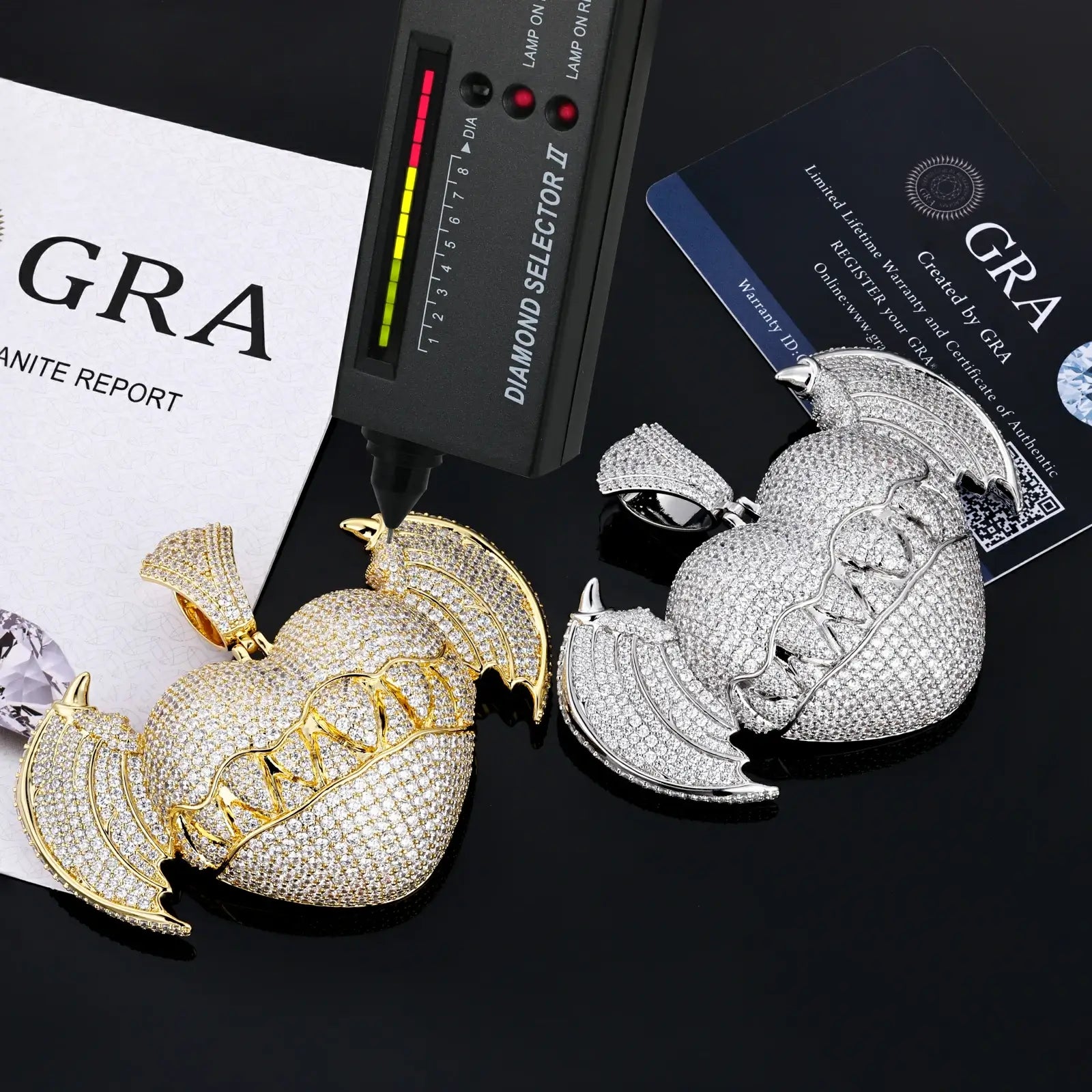 Oversized The Seven Deadly Sins - Greed Heart Pendant