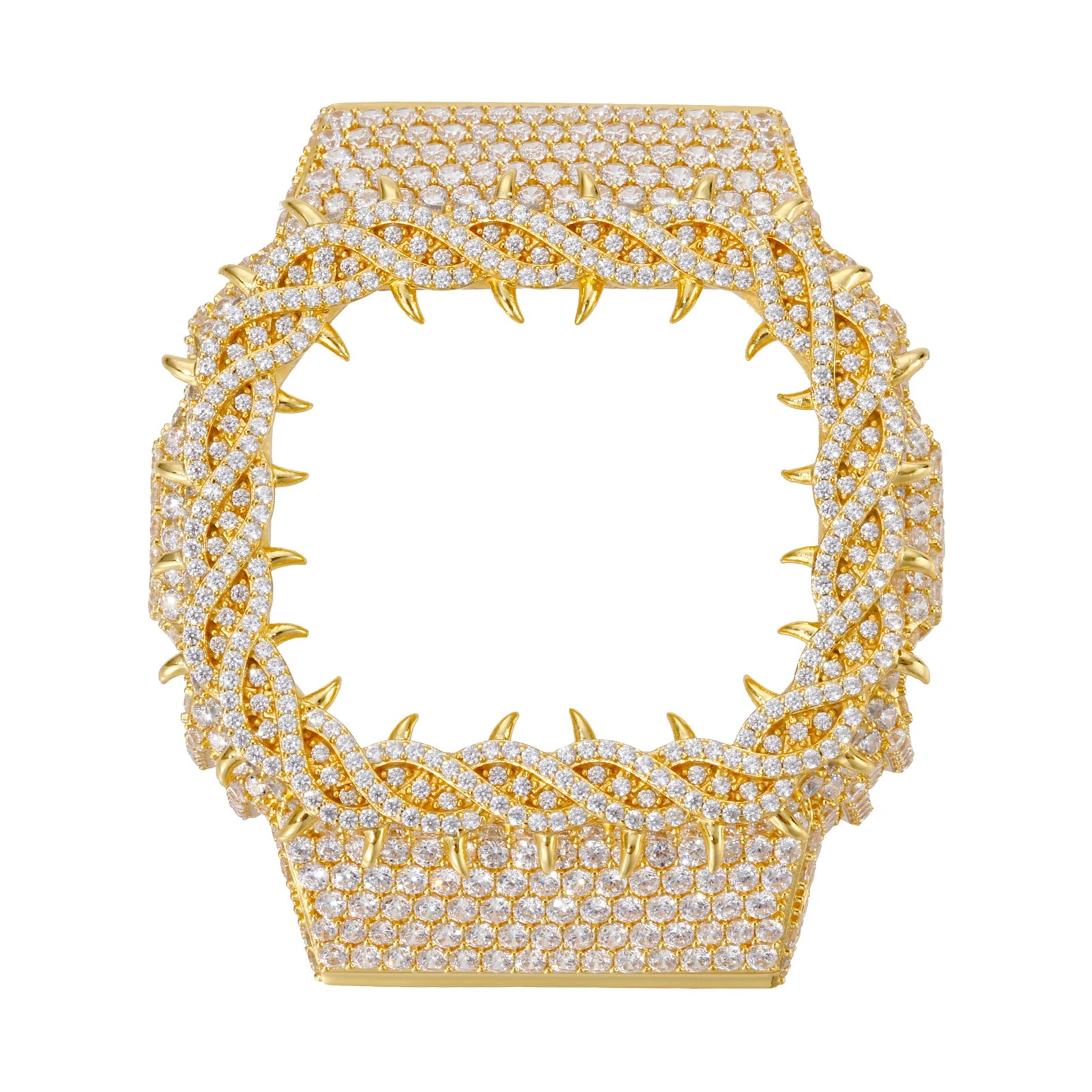 S925 Moissanite Vine Thorns Watch Case for DW5600