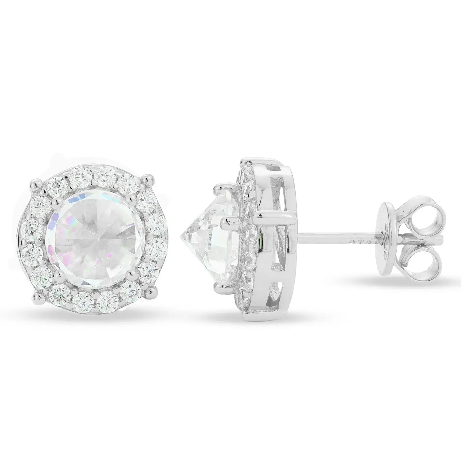 S925 Moissanite Mutiny Stinger Stud Earrings