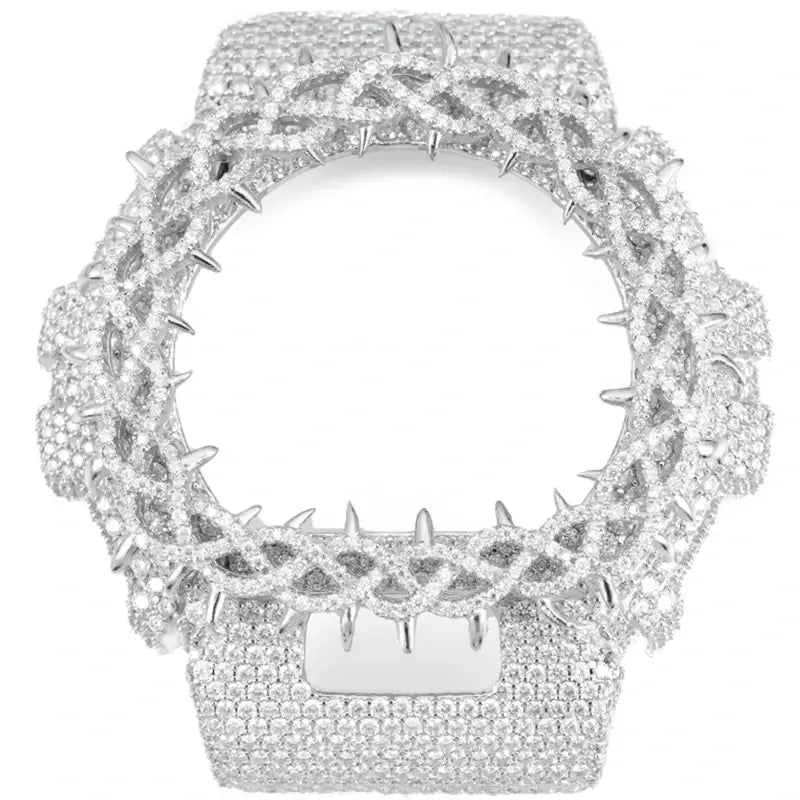 S925 Moissanite Vine Thorns Watch Case for DW6900