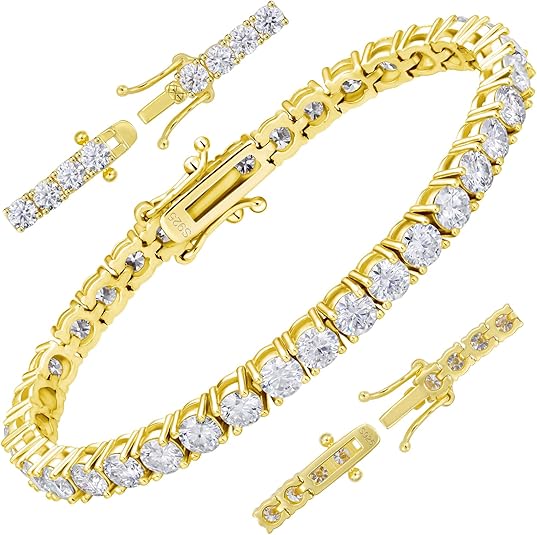 S925 Moissanite Tennis Bracelet
