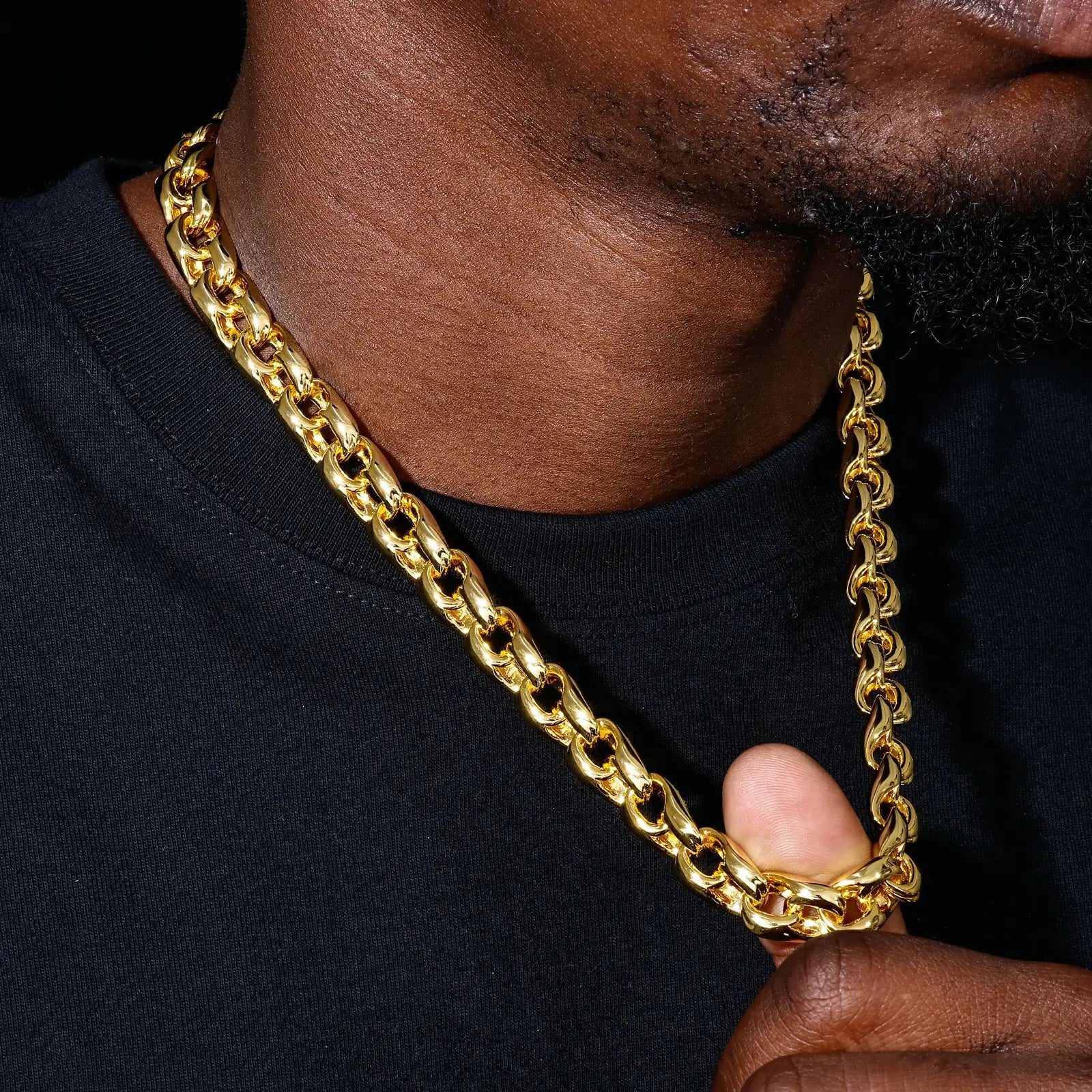 16mm Moissanite Chino Cuban Link Chain