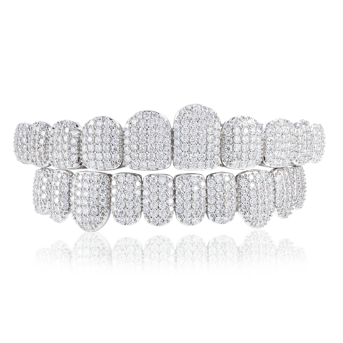 Pre-made Top 8 Bottom 8 Moissanite Grillz